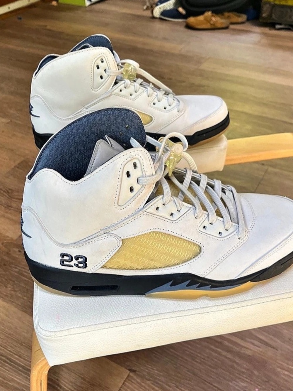 Nike Air Jordan 5 A Ma Maniére Sneakers White & Yellow